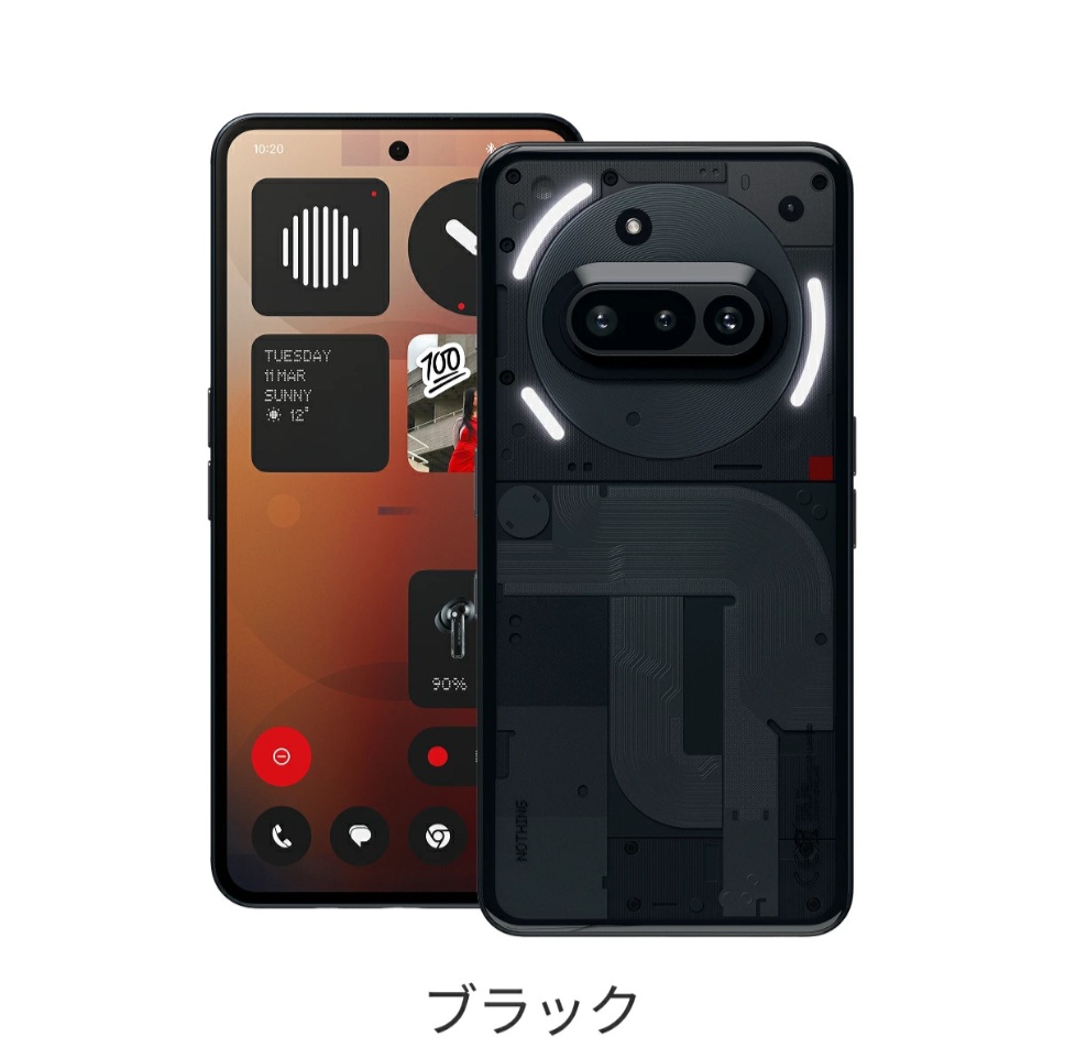 【4月15日 9:00～販売開始予定】Nothing Phone (3a)登場！光るデザイン＆高コスパで大注目！ – Smart uiui16