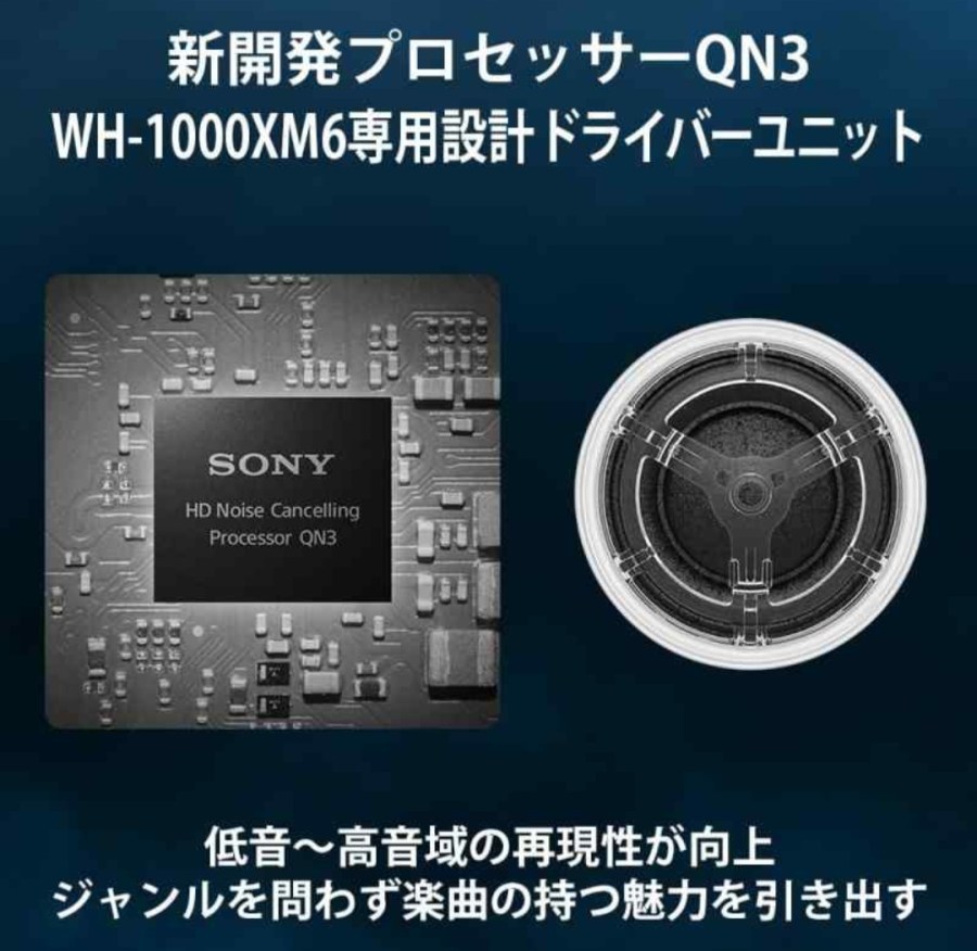 WH-1000XM6の装着イメージ