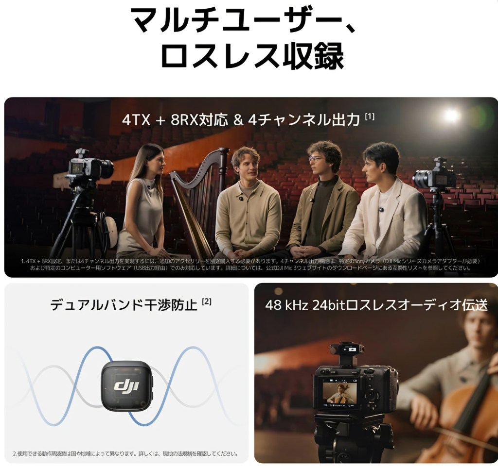 DJI Mic 3 屋外撮影利用シーン