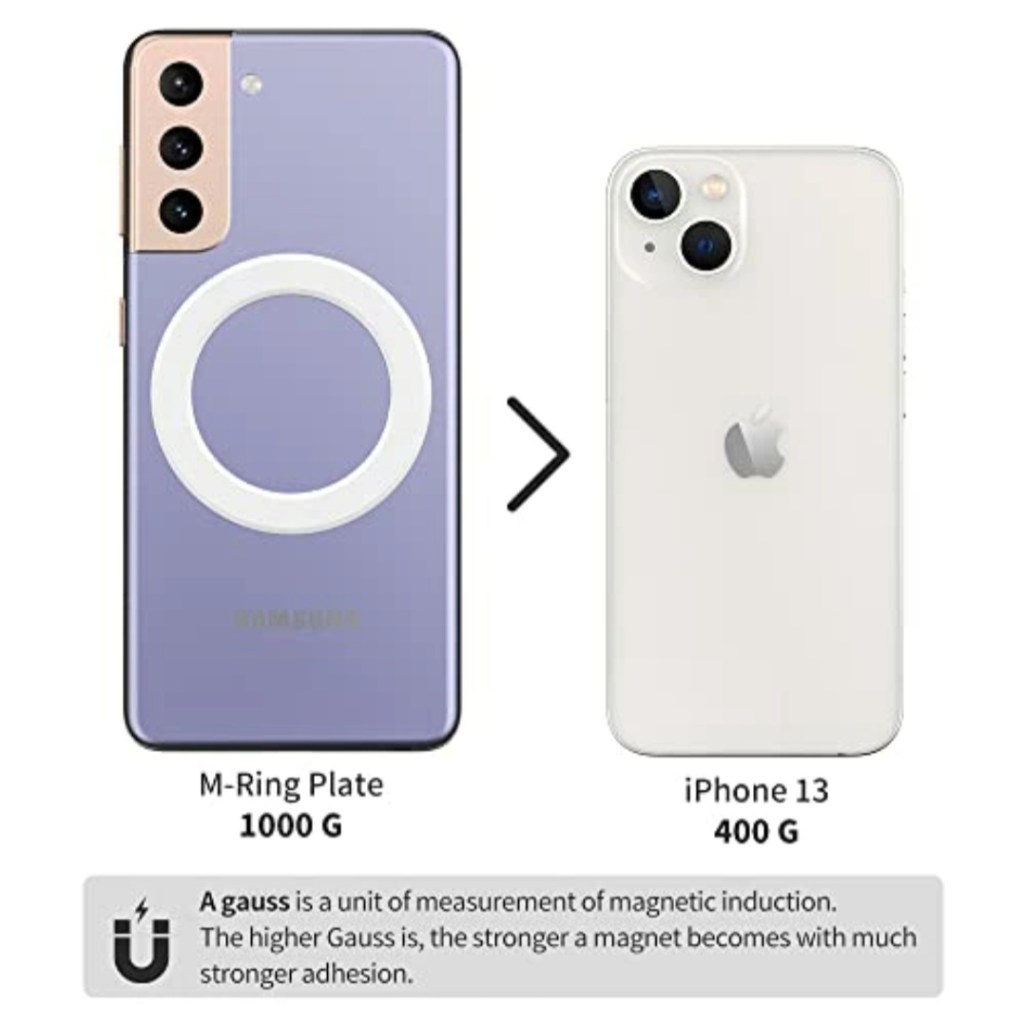 Sinjimoru MagSafe磁石リング 正面