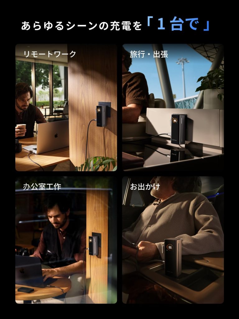 EcoFlow RAPID Pro 3-in-1 折りたたみACプラグ