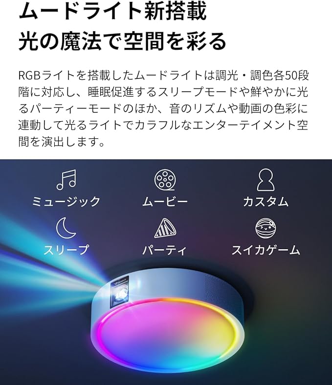 Aladdin X2 Light 投影イメージ