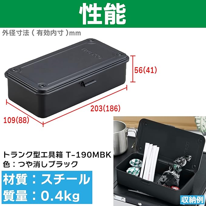 TRUSCO トランク型工具箱 内部