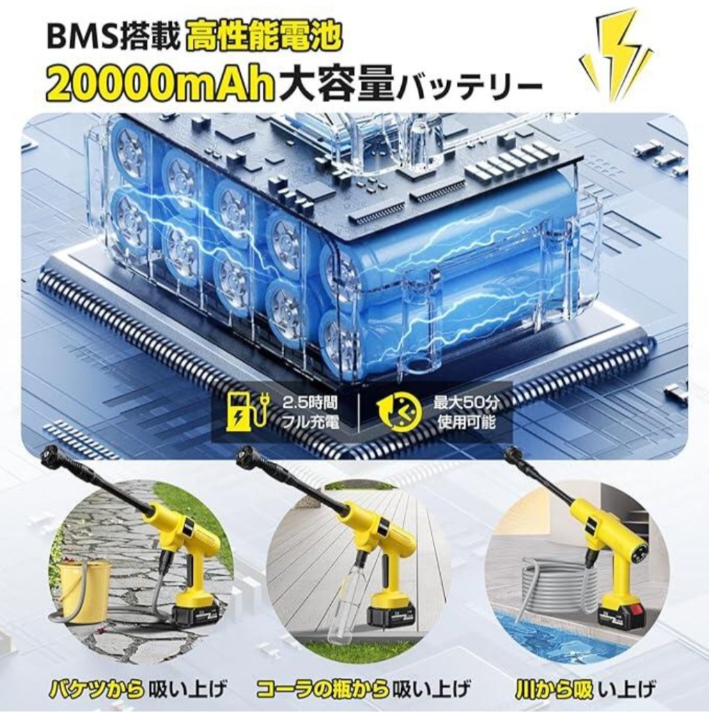 ベランダ掃除での使用イメージ